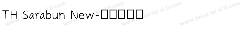 TH Sarabun New字体转换